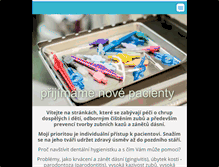 Tablet Screenshot of dentalni-hygienistka.com